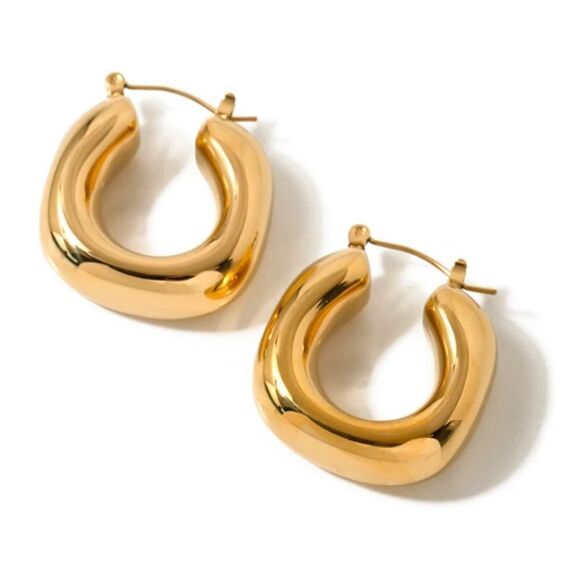 Bohemian hoop earrings A1029 - Picture 1 of 5